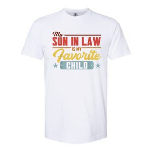 My Son In Law Is My Favorite Child Family Softstyle CVC T-Shirt