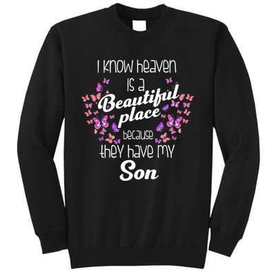 My Son Is My Guardian Angel In Heaven Grief To Son Sweatshirt