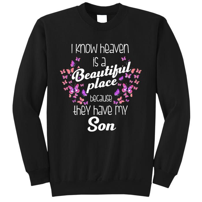 My Son Is My Guardian Angel In Heaven Grief To Son Sweatshirt