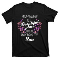 My Son Is My Guardian Angel In Heaven Grief To Son T-Shirt