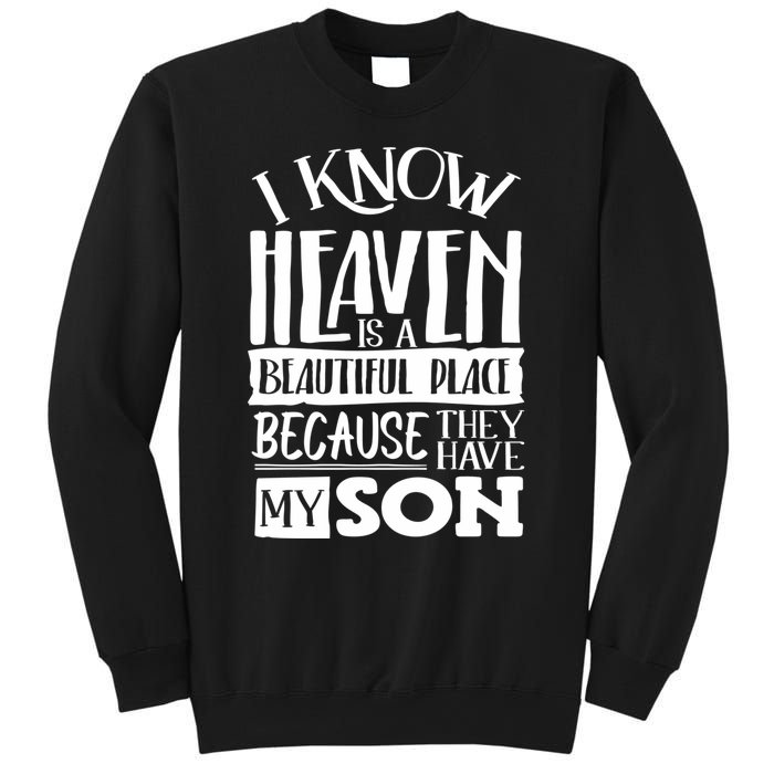 My Son Is My Guardian Angel In Heaven Grief To Son Sweatshirt