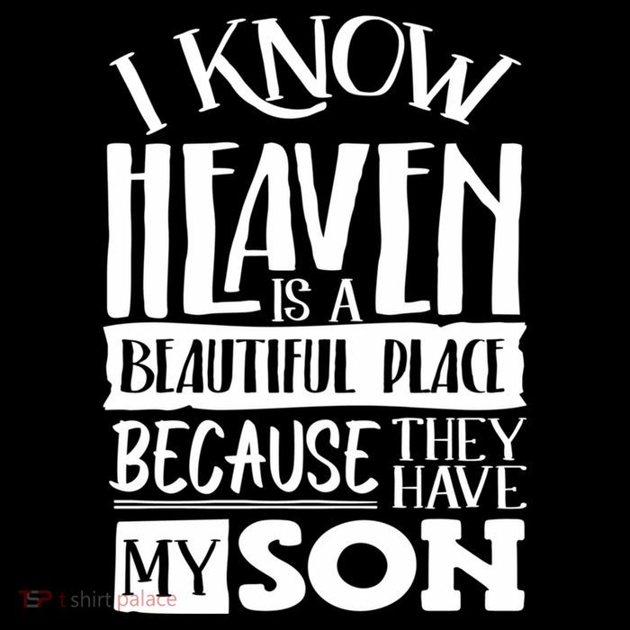 My Son Is My Guardian Angel In Heaven Grief To Son T-Shirt
