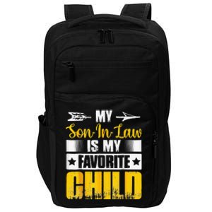 My Son In Law Is My Favorite Child Retro Family Impact Tech Backpack