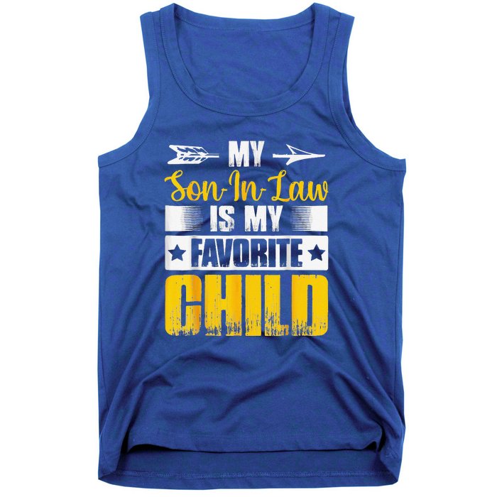 My Son In Law Is My Favorite Child Retro Family Tank Top