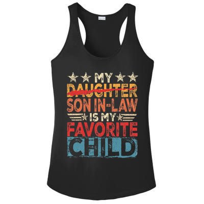 My Son In Law Is My Favorite Child Funny Replaced Daughter Ladies PosiCharge Competitor Racerback Tank