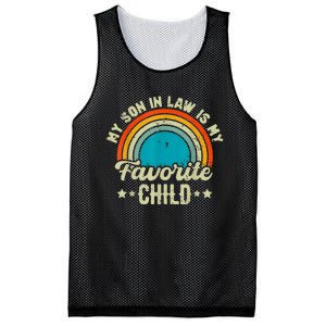 My Son In Law Is My Favorite Child Family Mesh Reversible Basketball Jersey Tank