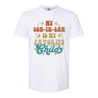 My Son In Law Is My Favorite Child Vintage Mother In Law Retro Father In Law Softstyle CVC T-Shirt