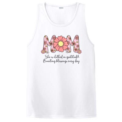 Mom She Is Clothed In Gratitude PosiCharge Competitor Tank