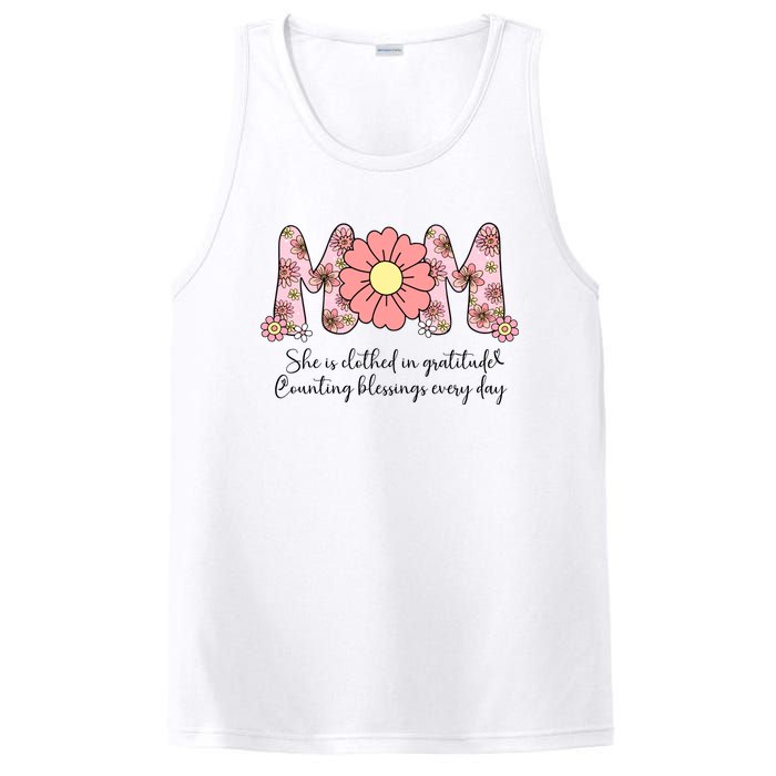 Mom She Is Clothed In Gratitude PosiCharge Competitor Tank