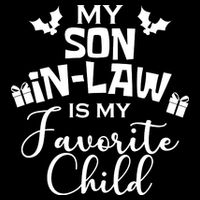 My Son In Law Is My Favorite Child Christmas Flexfit Unipanel Trucker Cap