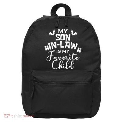 My Son In Law Is My Favorite Child Christmas 16 in Basic Backpack
