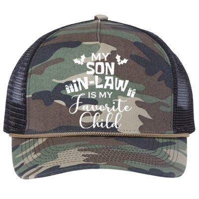 My Son In Law Is My Favorite Child Christmas Retro Rope Trucker Hat Cap