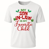 My Son In Law Is My Favorite Child Christmas Cooling Performance Crew T-Shirt