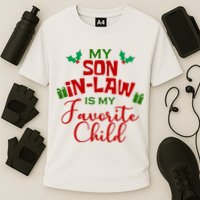 My Son In Law Is My Favorite Child Christmas Cooling Performance Crew T-Shirt