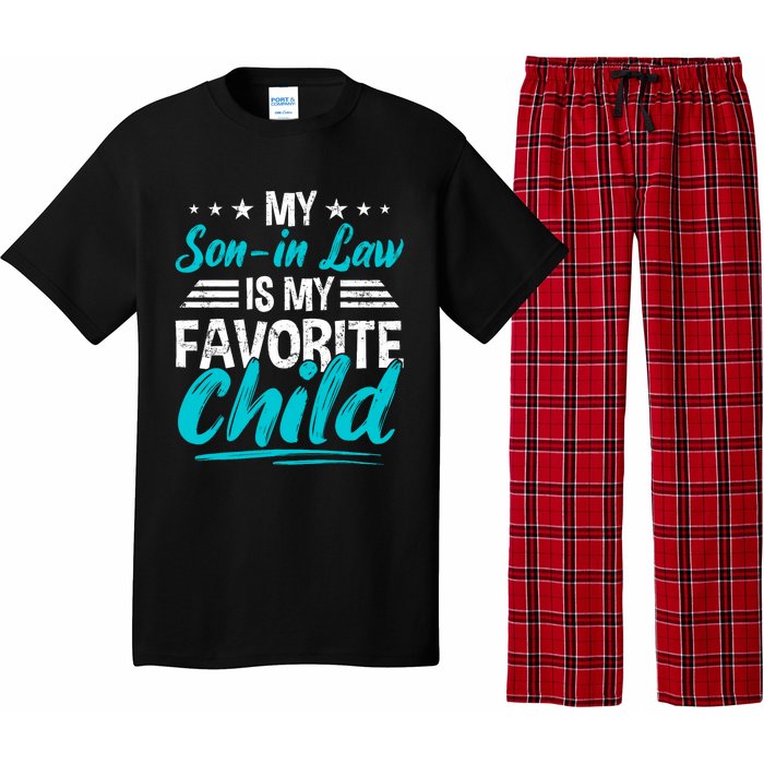 My Son In Law Is My Favorite Child Funny Family Vintage Pajama Set