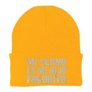 My Soninlaw Is Favorite Child Mi Yerno Es Mi Hijo Favorito Knit Cap Winter Beanie