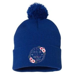 My Son In Law Is My Favorite Child Motherinlaw Pom Pom 12in Knit Beanie