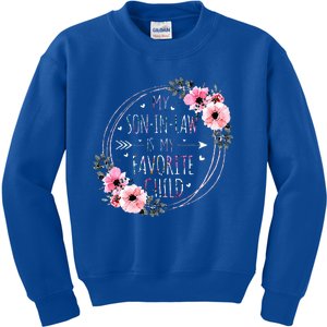 My Son In Law Is My Favorite Child Motherinlaw Kids Sweatshirt