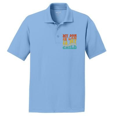 My Son In Law Is My Favorite Child Funny Family Humor Retro PosiCharge RacerMesh Polo