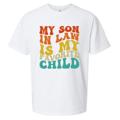 My Son In Law Is My Favorite Child Funny Family Humor Retro Sueded Cloud Jersey T-Shirt