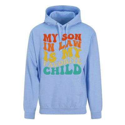 My Son In Law Is My Favorite Child Funny Family Humor Retro Unisex Surf Hoodie