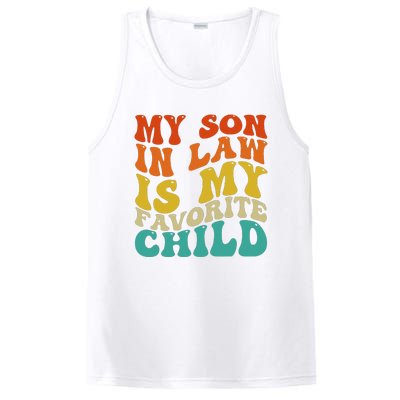 My Son In Law Is My Favorite Child Funny Family Humor Retro PosiCharge Competitor Tank