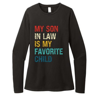 My Son In Law Is My Favorite Child Funny Family Womens CVC Long Sleeve Shirt