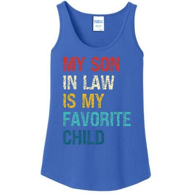 My Son In Law Is My Favorite Child Funny Family Ladies Essential Tank