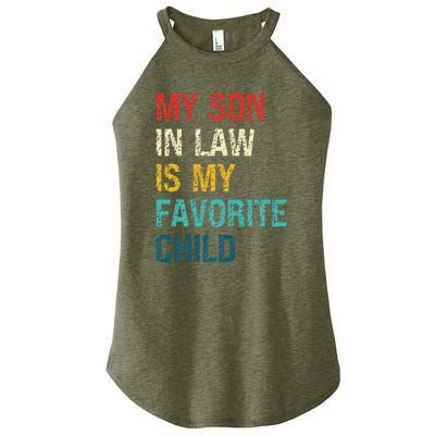 My Son In Law Is My Favorite Child Funny Family Women's Perfect Tri Rocker Tank