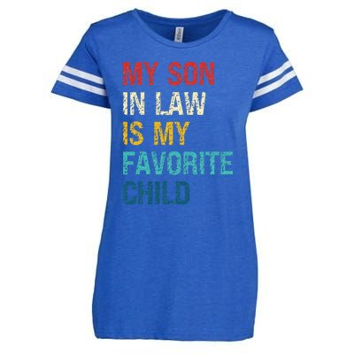 My Son In Law Is My Favorite Child Funny Family Enza Ladies Jersey Football T-Shirt