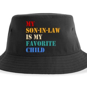 My Soninlaw Is My Favorite Child Funny Family Humor Sustainable Bucket Hat