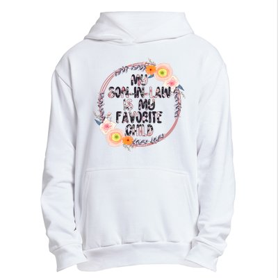 My Son In Law Is My Favorite Child Floral Flower Wreath Urban Pullover Hoodie