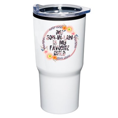 My Son In Law Is My Favorite Child Floral Flower Wreath Tumbler