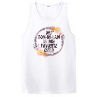 My Son In Law Is My Favorite Child Floral Flower Wreath PosiCharge Competitor Tank