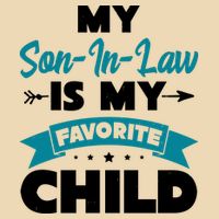 My Son In Law Is My Favorite Child Funny Gift Zip Tote Bag