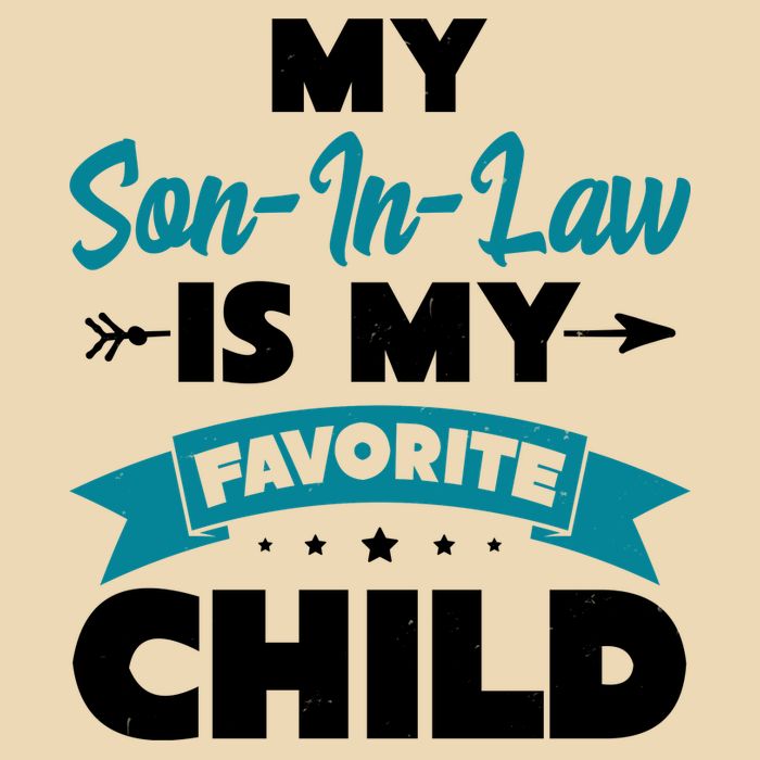 My Son In Law Is My Favorite Child Funny Gift Zip Tote Bag