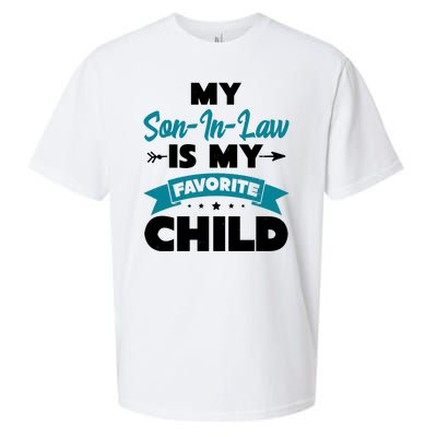 My Son In Law Is My Favorite Child Funny Gift Sueded Cloud Jersey T-Shirt