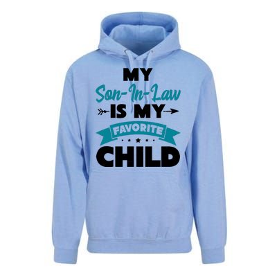 My Son In Law Is My Favorite Child Funny Gift Unisex Surf Hoodie