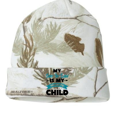 My Son In Law Is My Favorite Child Funny Gift Kati Licensed 12" Camo Beanie