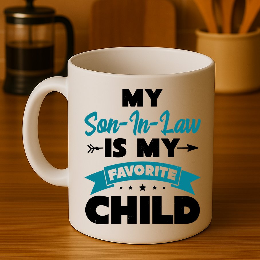 My Son In Law Is My Favorite Child Funny Gift Mug