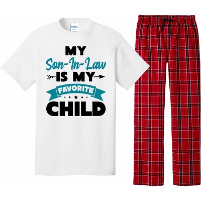 My Son In Law Is My Favorite Child Funny Gift Pajama Set