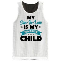 My Son In Law Is My Favorite Child Funny Gift Mesh Reversible Basketball Jersey Tank