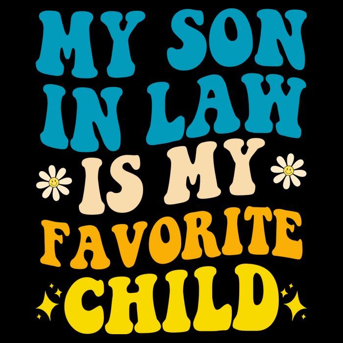My Son In Law Is My Favorite Child Women's Crop Top Tee