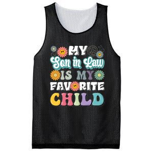 My Soninlaw Is My Favorite Child Funny MotherS Day Mom Mesh Reversible Basketball Jersey Tank