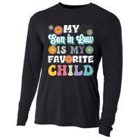 My Soninlaw Is My Favorite Child Funny MotherS Day Mom Cooling Performance Long Sleeve Crew