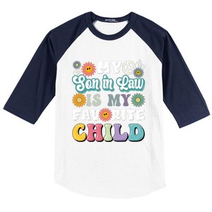 My Soninlaw Is My Favorite Child Funny MotherS Day Mom Baseball Sleeve Shirt