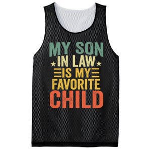 My Soninlaw Is My Favorite Child Gifts From Motherinlaw Mesh Reversible Basketball Jersey Tank