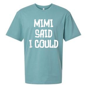 Mimi Said I Could Funny Grandmother Sueded Cloud Jersey T-Shirt