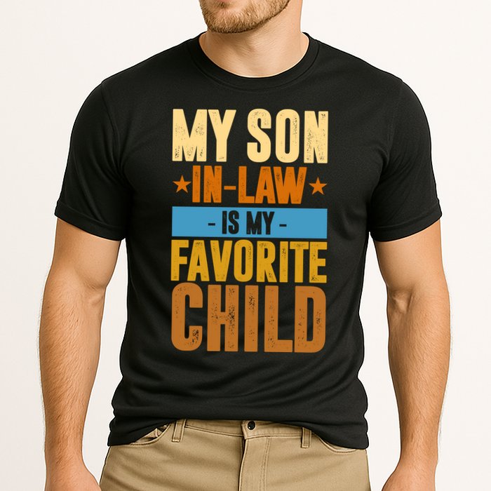 My Son In Law Is My Favorite Child Funny Mothers Day Cooling Performance Crew T-Shirt