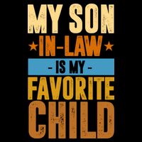 My Son In Law Is My Favorite Child Funny Mothers Day 16 in Basic Backpack
